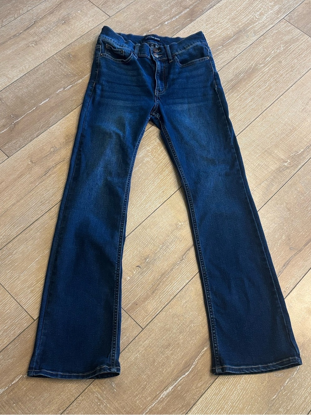 Calvin Klein Jeans REPREVE Dark Wash Bootcut Stretch Jeans Women’s Size 4